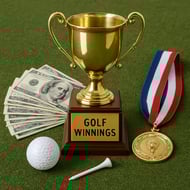 golf winnnings