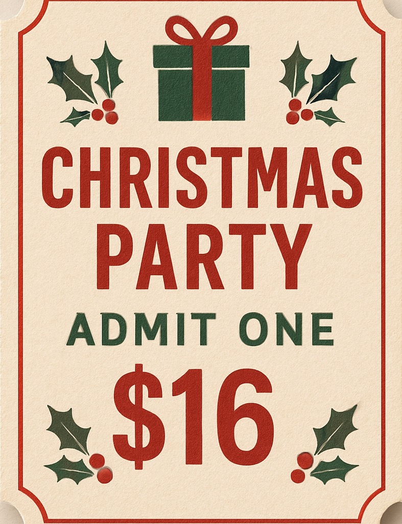 $16 for xmas party