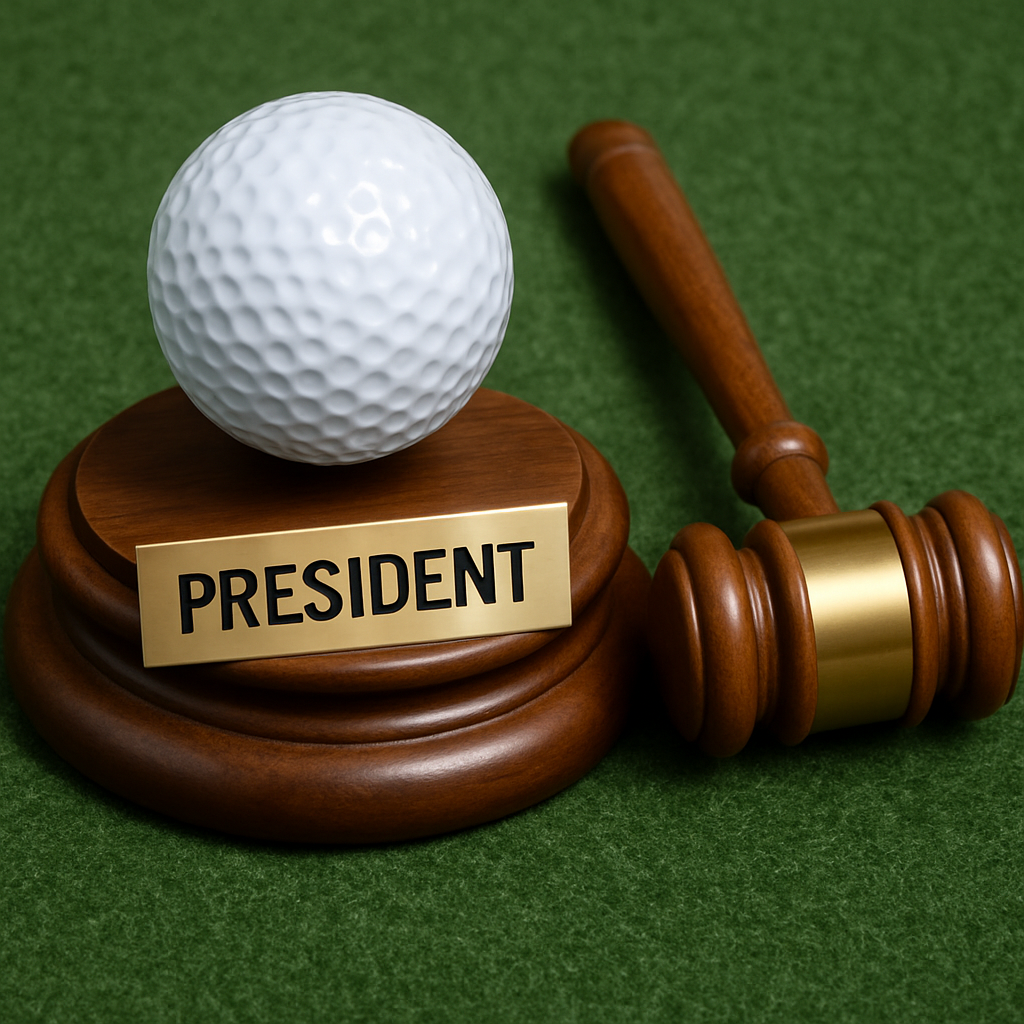 golf president gavel